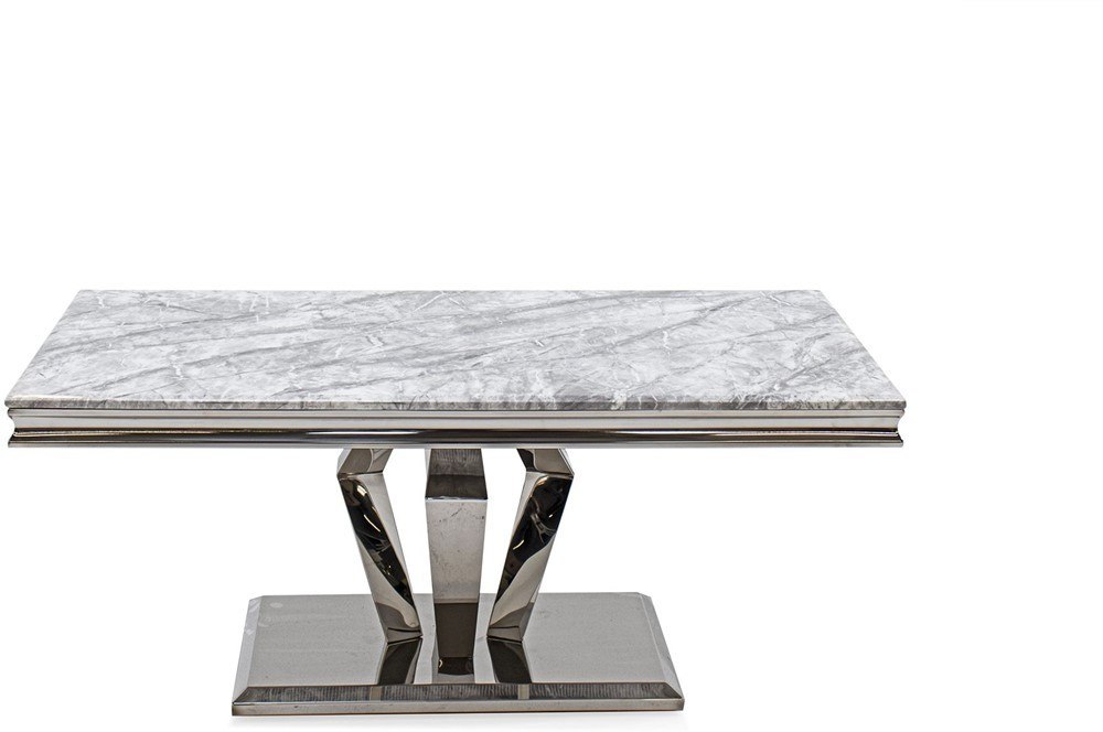 Arturo grey marble on sale dining table