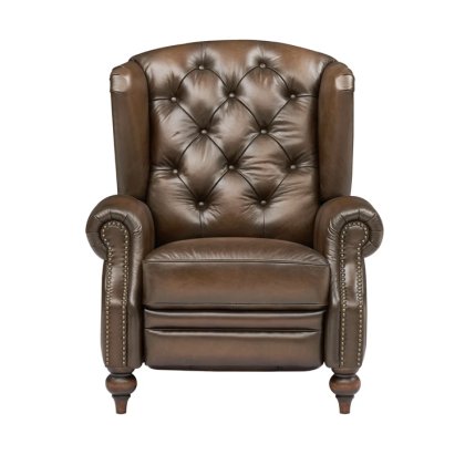 Chesterfield Wing Chair Power Recliner