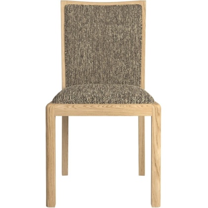 Malmo Upholstered Back Chair Grey Fabric Malmo Upholstered Back Chair Grey Fabric
