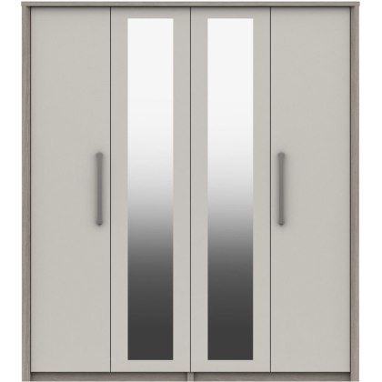 Aldwick 4 Door Robe with 2 Mirrors Aldwick 4 Door Robe with 2 Mirrors