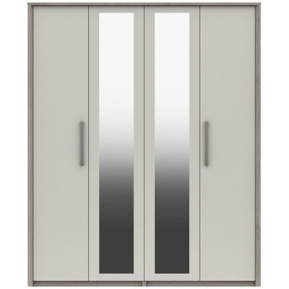 Aldwick Tall 4 Door Robe with 2 Mirrors - (FLAT PACK) requires assembly Aldwick Tall 4 Door Robe with 2 Mirrors - (FLAT PACK) requires assembly