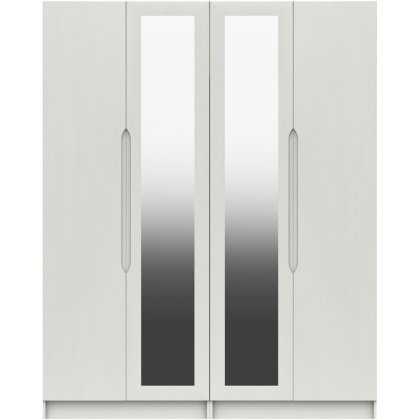 Salvington Tall 4 Door Robe with 2 Mirrors - (FLAT PACK) requires assembly Salvington Tall 4 Door Robe with 2 Mirrors - (FLAT PACK) requires assembly