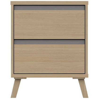 Trotton 2 Drawer Bedside Chest Trotton 2 Drawer Bedside Chest