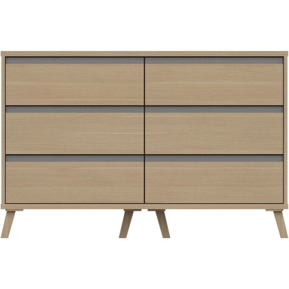 Trotton 3 Drawer Double Chest Trotton 3 Drawer Double Chest