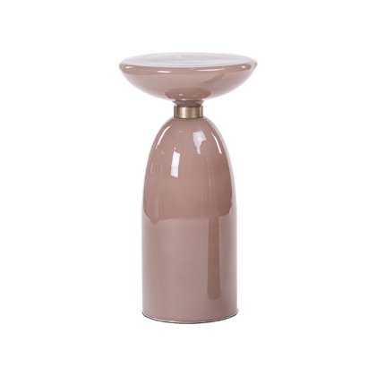 Arezzo Libbey Lamp Table Pink Arezzo Libbey Lamp Table Pink