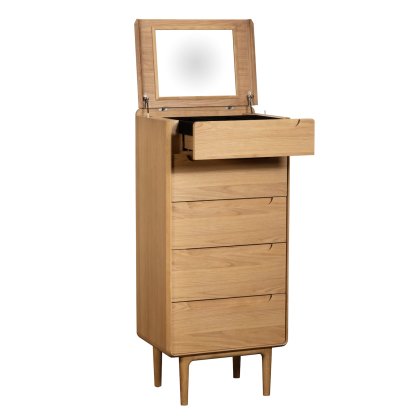 G Plan Winchester 5 Drawer Tall Chest with Mirror G Plan Winchester 5 Drawer Tall Chest with Mirror