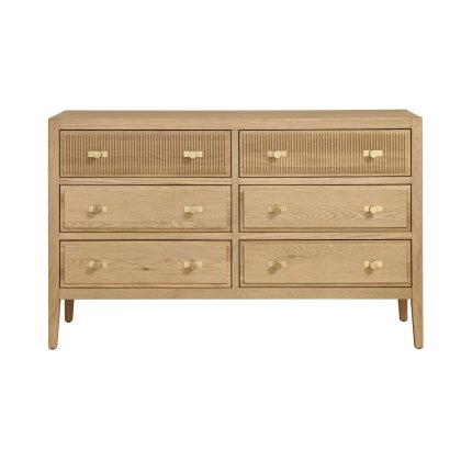 Elva 3 + 3 Wide Chest of Drawers Elva 3 + 3 Wide Chest of Drawers