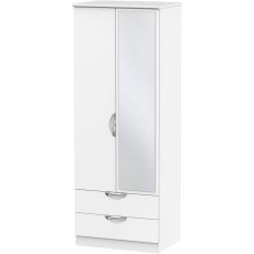 Galahad Tall 2ft 6in 2 Drawer Mirror Robe Galahad Tall 2ft 6in 2 Drawer Mirror Robe