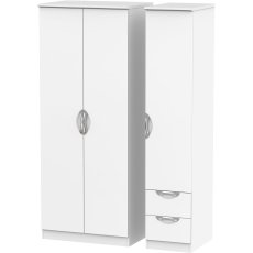 Galahad Triple Plain + Drawer Robe Galahad Triple Plain + Drawer Robe