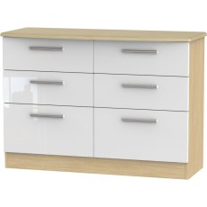 Lancelot 6 Drawer Midi Chest Lancelot 6 Drawer Midi Chest