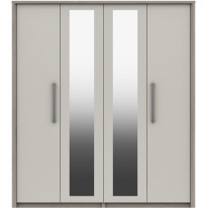 Aldwick 4 Door Robe with 2 Mirrors Aldwick 4 Door Robe with 2 Mirrors