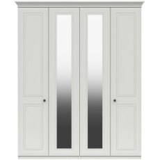 Halnaker Tall 4 Door Robe with 2 Mirrors - (FLAT PACK) requires assembly Halnaker Tall 4 Door Robe with 2 Mirrors - (FLAT PACK) requires assembly