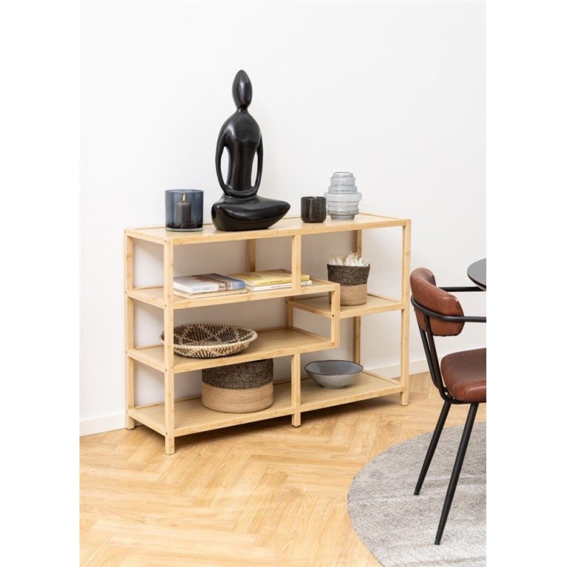 Bamboo bookcase deals