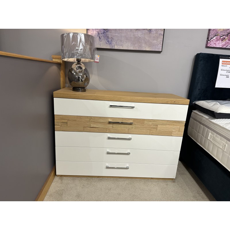 Clearance - Disselkamp Minto 5 Drawer Chest Clearance - Disselkamp Minto 5 Drawer Chest