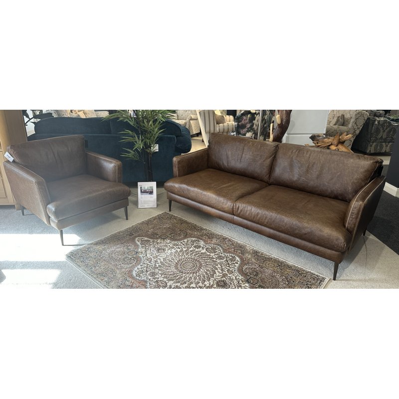 Clearance - Rimini Leather Sofa & Chair Clearance - Rimini Leather Sofa & Chair