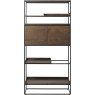 Remi Smoked Oak Tall Bookcase