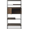 Remi Smoked Oak Tall Bookcase Remi Smoked Oak Tall Bookcase