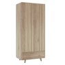 Garda Double Wardrobe with Drawer