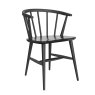 Garda Dining Armchair Black Beech